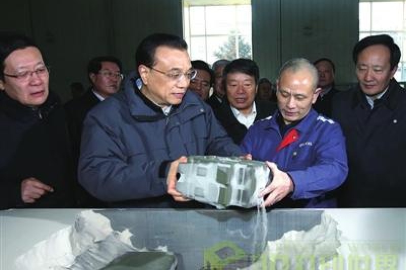 李克强总理现身银川 考察共享铸钢3D打印