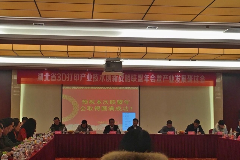 湖北省3D打印产业技术创新战略联盟召开年会 企业呼吁抱团发展