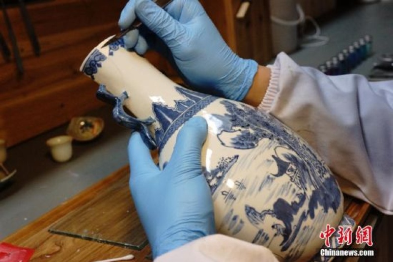 景德镇古陶瓷修复技艺 从传承古法到3D打印