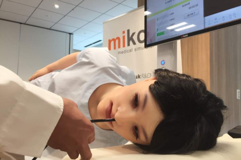 逼真！日本开发3D打印医疗训练机器人“Mikoto”