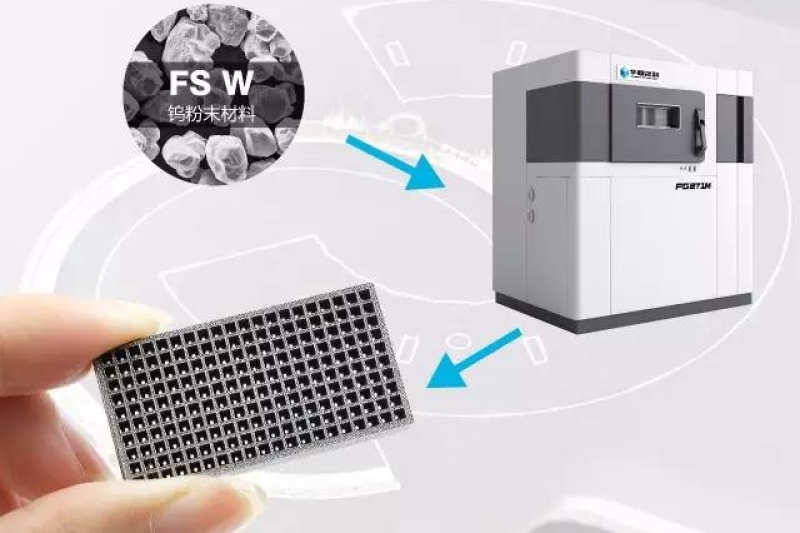 应用案例 | 华曙高科攻克3400℃高温金属钨材料3D打印技术