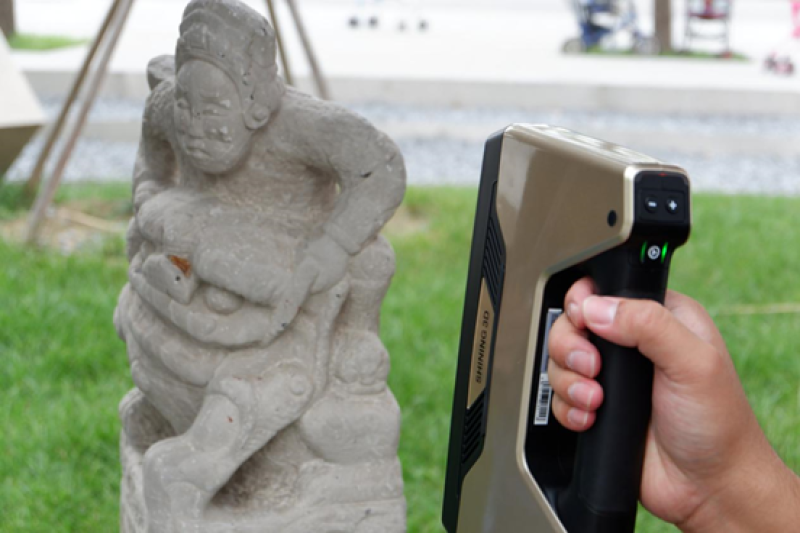 3D扫描+3D打印，中国民俗文化“拴马柱”终得以修复面貌并“登堂入室”了