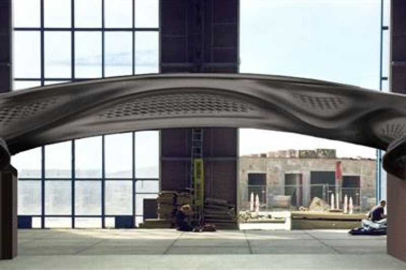 还是在荷兰！欧特克出资3D打印钢铁桥已完成1/3，预计明年6月完工