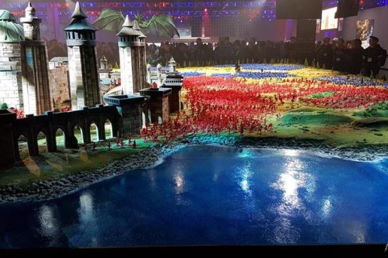 1000个3D打印的小兵，120平米的魔兽“洛丹伦之战”立体模型获吉尼斯纪录