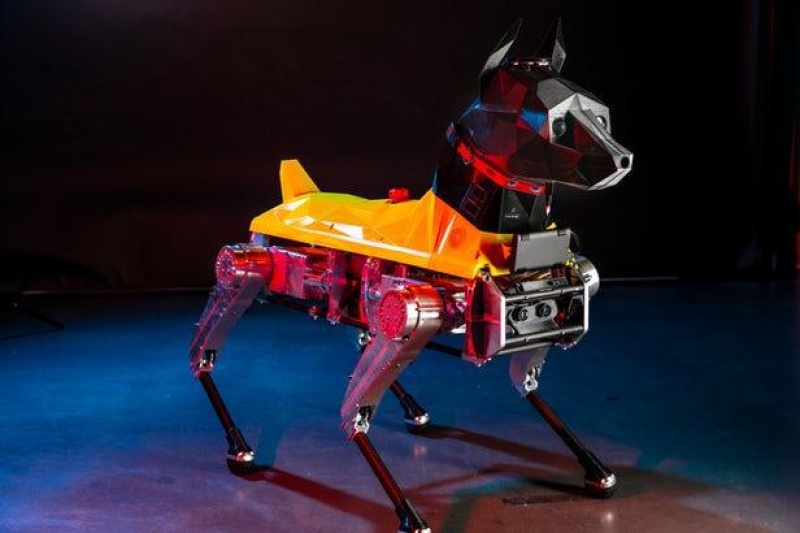 Astro机器狗的3D打印头部包含支持AI的“大脑”
